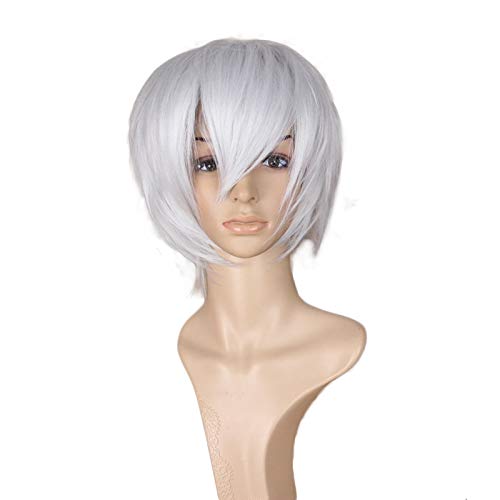 Cosplay Persie Anime Kamisama Kuss Tomoe Silver Short Perücken Cosplay Kostüm Kamiama Liebe hitzebeständige synthetische Haare Frauen Frauen Cosplay -Perücken von CWZZWS