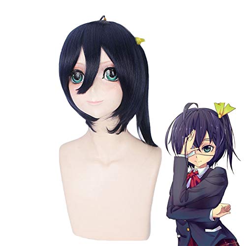 Cosplay-Perücken Cyuunibyou Demo Koi Ga Shitai Takanashi Rikka Perücken Cosplay Kostüm Chu-2 BYO Demo Koi Ga Frauen hitzebeständige synthetische Haar Perücken Takanashi Rikka von CWZZWS