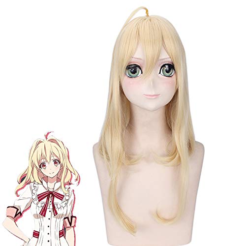 Cosplay -Wig Anime Game Idolish7 Wig Takanashi Tsumugi Cosplay Perücken Kostüm Party Perücken für Männer Frauen + Perücken Cap von CWZZWS