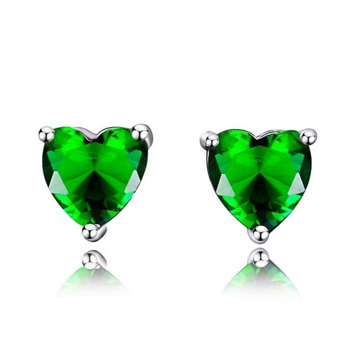 Frauenohrohrringe echt 925 Sterling Silberschmuck Ohrringe mit Stones Hochzeitsfeier Geburtstagsgeschenke für Mädchen von CWZZWS