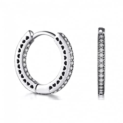 Full Hearts Hoop Ohrringe kubische Zirkonia Mode Schmuck für Frauen Hochzeit Geschenk von CWZZWS
