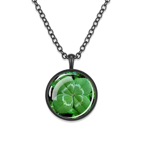 Girl Products 925 Sterling Silver St. Patricks Day Halsketten für Frauen und Männer, Vierblattklee Glas Dome Halskette St. Patrick Day Grüne Halskette, St. Patricks Day Perlen Bulk, grüne Perlen Girl Products 925 Sterling Silver St. Patricks Day Halsketten für Frauen und Männer, Vierblattklee Glas Dome Halskette St. Patrick Day Grüne Halskette, St. Patricks Day Perlen Bulk, grüne Perlen von CWZZWS