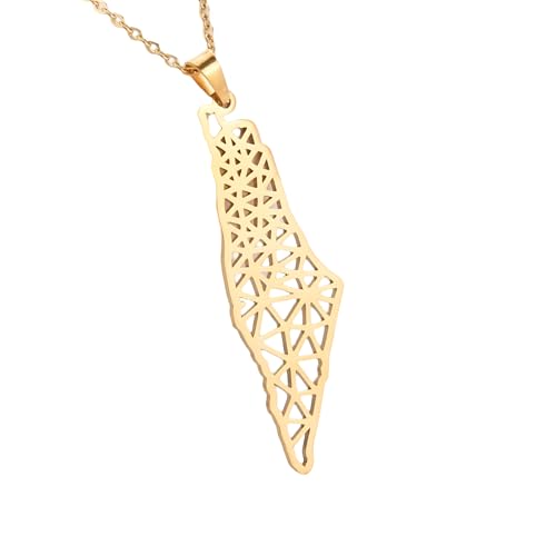 Mädchenprodukte 925 Sterling Silber Palästina Halskette für Männer, Palästina Karten Halskette Anhänger arabisch afrikanische Palästinensische Schmuck, Palästina -Halskette für Frauen, Palästina Mädchenprodukte 925 Sterling Silber Palästina Halskette für Männer, Palästina Karten Halskette Anhänger arabisch afrikanische Palästinensische Schmuck, Palästina -Halskette für Frauen, Palästina von CWZZWS