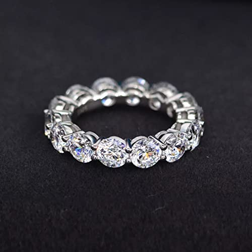 S925 Sterling Silber Wrader Super Flash High Carbon Diamond Ring Hochzeit Frau Fein Schmuck Geschenk von CWZZWS
