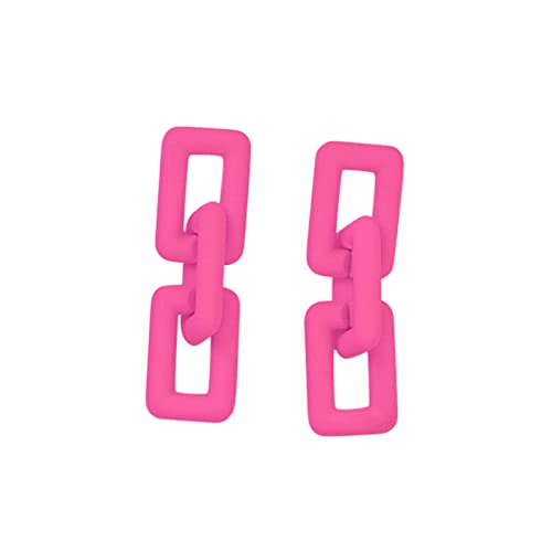 Temperamentohrringe Frauen französische Acryl Mode Farbe Retro -Ohrringe elegante Ohrringe von CWZZWS