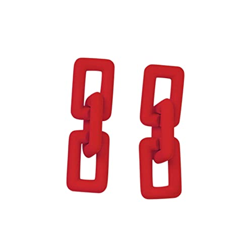 Temperamentohrringe Frauen französische Acryl Mode Farbe Retro -Ohrringe elegante Ohrringe von CWZZWS