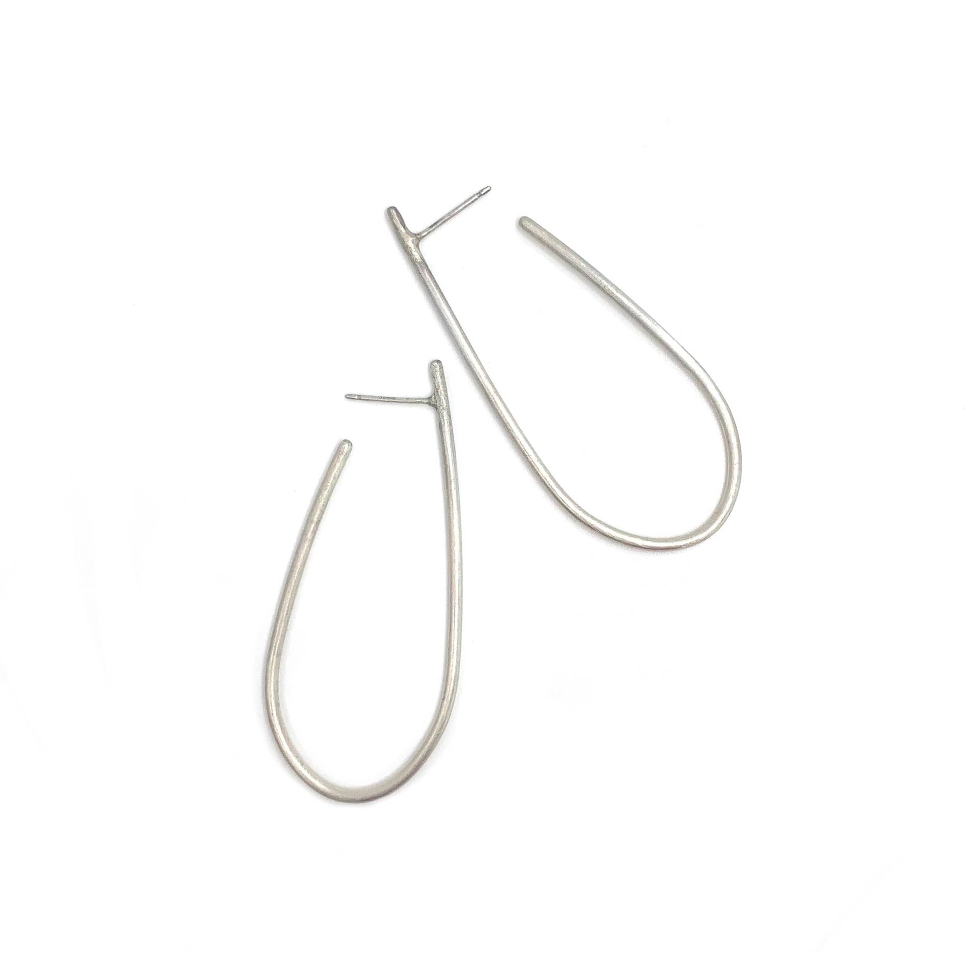 Damen Ohrringe. Offene Sterling Silber Modern. Handgefertigt Damen Ohrringe. Offene Sterling Silber Modern. Handgefertigt von CWeissmanDesigns