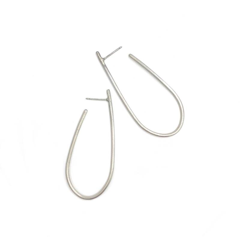 Damen Ohrringe. Offene Sterling Silber Modern. Handgefertigt Damen Ohrringe. Offene Sterling Silber Modern. Handgefertigt von CWeissmanDesigns