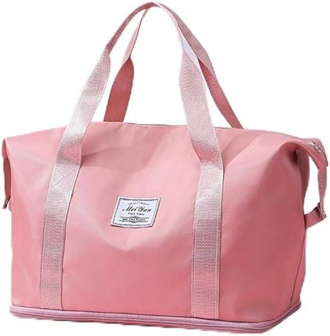 Reisetasche, Sporttasche, Turnbeutel, Schultertasche, Wochenendtasche, Übernachtungstasche für Damen, Wochenendtasche für Damen, Pink 2, modisch von CXDSP