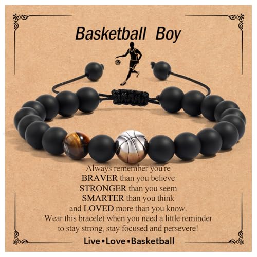 CXLDTE Geschenk für Teenager, Jungen, Basketball, Teamspieler, Armband, Geburtstag, Weihnachten, Abschlussfeier, für Sohn, Enkel, Bruder, Neffe, 8–12, Teenager, Sportschmuck CXLDTE Geschenk für Teenager, Jungen, Basketball, Teamspieler, Armband, Geburtstag, Weihnachten, Abschlussfeier, für Sohn, Enkel, Bruder, Neffe, 8–12, Teenager, Sportschmuck von CXLDTE