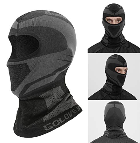 CXW Sturmhaube Halswärmer, Winter Gesichtsmaske Winddicht Radfahren Schal für Herren Damen (L) von CXW