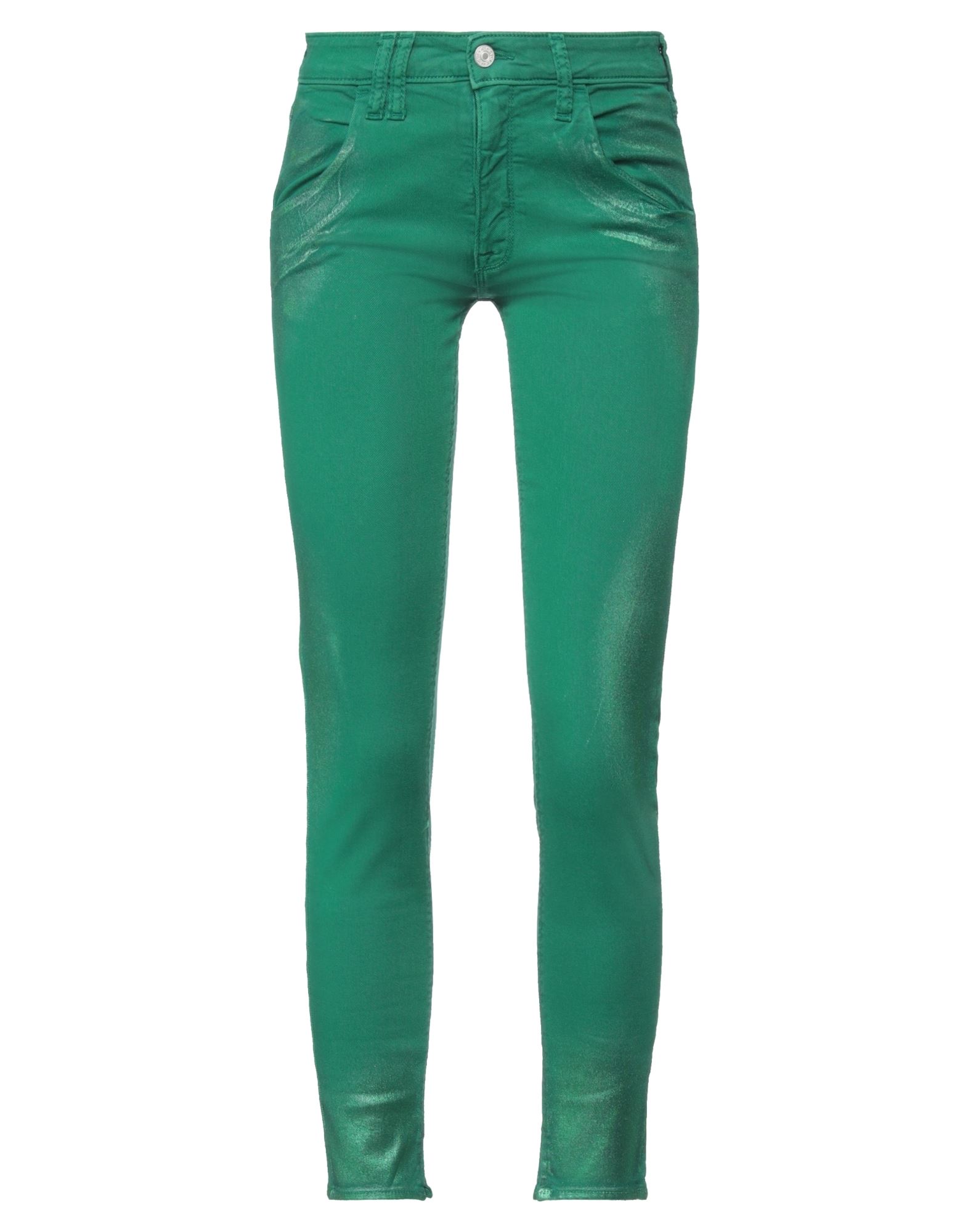 CYCLE Cropped Jeans Damen Grün von CYCLE