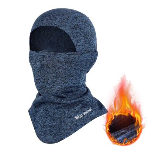 CYCLESPEED Sturmhaube Skimaske Herren Damen Winddichte Atmungsaktiv Warme Gesichtsmaske Sturmmaske Balaclava Winter Maske, Fahrrad Motorrad Thermo Fleece Gesichtshaube von CYCLESPEED