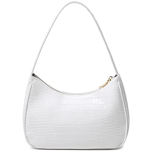 CYHTWSDJ Damen Yxb Hobo Tote Handtasche, Krokodil und Weiß von CYHTWSDJ