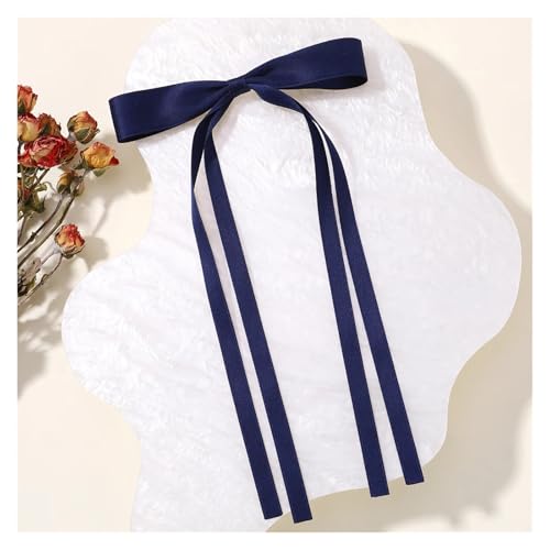 Haarspange schleife Band Quaste Bowknot Haar Clips Süße Frauen Streamer Haarnadel for Frauen Mädchen Lange Bögen Barrettes Kopf Clip Zubehör Hochzeit(3899-1,1 Pcs) von CYMMIYT