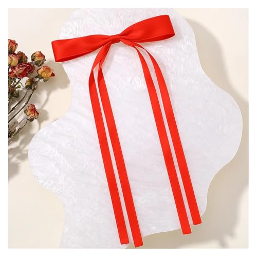 Haarspange schleife Band Quaste Bowknot Haar Clips Süße Frauen Streamer Haarnadel for Frauen Mädchen Lange Bögen Barrettes Kopf Clip Zubehör Hochzeit(3899-12,1 Pcs) von CYMMIYT