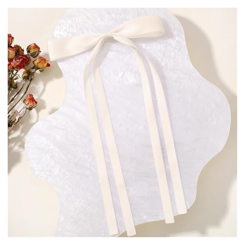 Haarspange schleife Band Quaste Bowknot Haar Clips Süße Frauen Streamer Haarnadel for Frauen Mädchen Lange Bögen Barrettes Kopf Clip Zubehör Hochzeit(3899-21,2 Pcs) von CYMMIYT