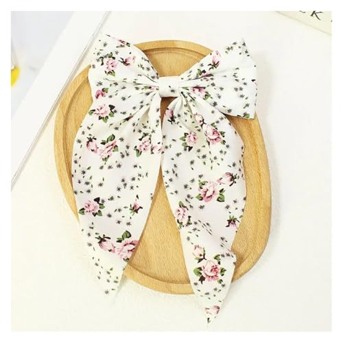 Haarspange schleife Bogen Perlen Chiffon Haarspangen Haarnadeln for Frauen Strass Frühling Haar Clips Band Stirnband Pferdeschwanz Haar Zubehör Hochzeit(PURPLE) von CYMMIYT