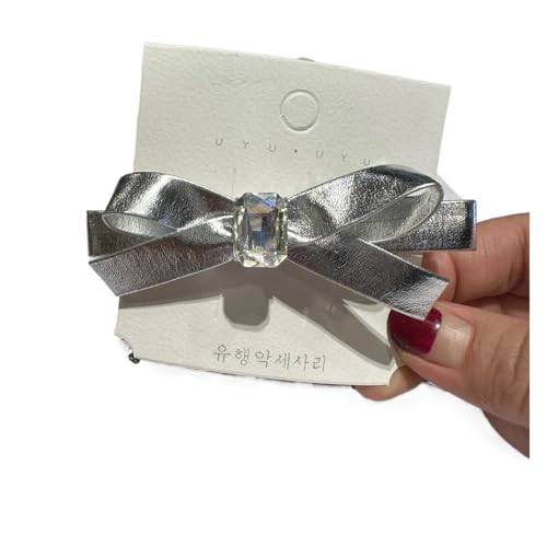 Haarspange schleife Chiffon Schleife Haarspange Damen Große Elegante Haarnadel Haarspangen Mädchen Einfarbig Pferdeschwanz Clip Haarschmuck Hochzeit(Color-05) von CYMMIYT