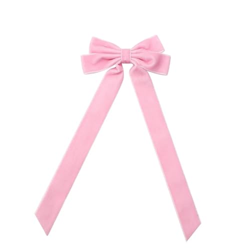 Haarspange schleife Vintage Große Samt Schleife Haarnadeln Haarspangen for Frauen Mädchen Hochzeit Langes Band Koreanische Haarspange Haarspange Haarschmuck Hochzeit(3916-11,4PCS) von CYMMIYT