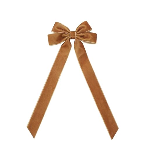 Haarspange schleife Vintage Große Samt Schleife Haarnadeln Haarspangen for Frauen Mädchen Hochzeit Langes Band Koreanische Haarspange Haarspange Haarschmuck Hochzeit(3916-2,4PCS) von CYMMIYT