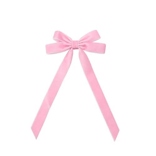 Haarspange schleife Vintage Große Samt Schleife Haarnadeln Haarspangen for Frauen Mädchen Hochzeit Langes Band Koreanische Haarspange Haarspange Haarschmuck Hochzeit(3917-11,4PCS) von CYMMIYT