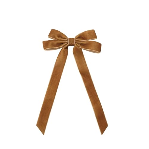 Haarspange schleife Vintage Große Samt Schleife Haarnadeln Haarspangen for Frauen Mädchen Hochzeit Langes Band Koreanische Haarspange Haarspange Haarschmuck Hochzeit(3917-2,4PCS) von CYMMIYT