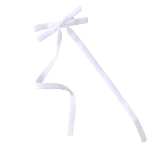 Haarspange schleife Vintage Große Samt Schleife Haarnadeln Haarspangen for Frauen Mädchen Hochzeit Langes Band Koreanische Haarspange Haarspange Haarschmuck Hochzeit(3938-18,1) von CYMMIYT