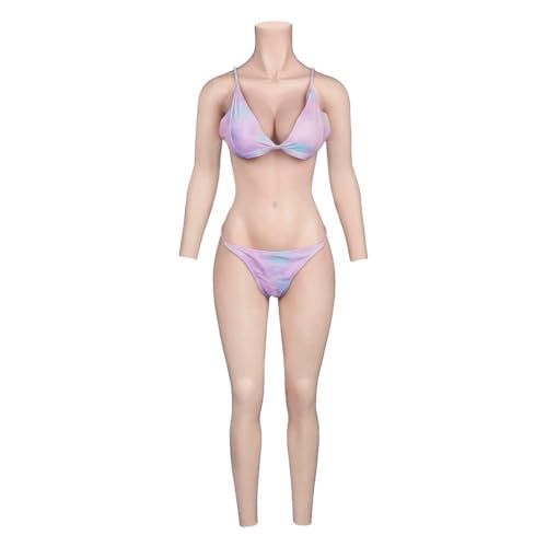 CYOMI Silikon Brüste Brustformen Realistisch Brustplatten Mit Katheter silikon Bodysuit für Crossdresser Transgender Cosplay（C Cup） von CYOMI