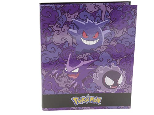 Pokémon Gengar 4-Ringbuch, Schulbedarf, Ordner, Carpetan, Sortierer, Violett, offizielles Produkt (CyP Brands) von CYPBRANDS