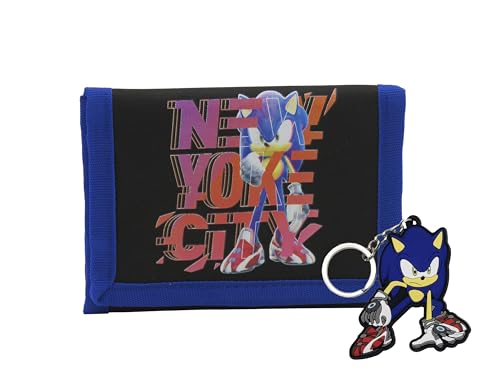 CYPBRANDS Sonic The Hedgehog Geldbörse + Schlüsselanhänger Set, Mehrfarbig (Mehrfarbig), Einheitsgröße von CYPBRANDS