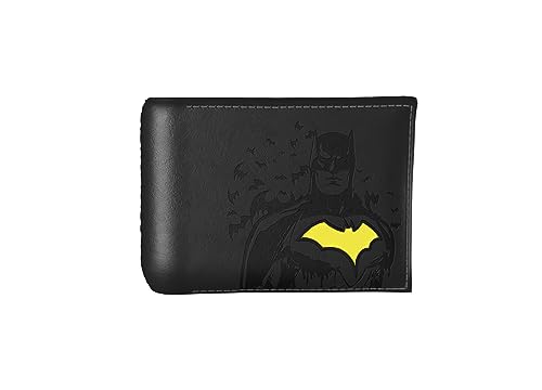 CYPBRANDS Unisex Kinder Batman Premium geldbörse, Schwarz von CYPBRANDS