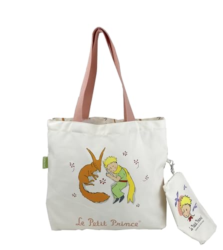 CYPBRANDS Unisex Kinder Der Kleine Prinz Handtasche Mit Geldbörse-Little Prince Fox Collection Tasche, beige von CYPBRANDS