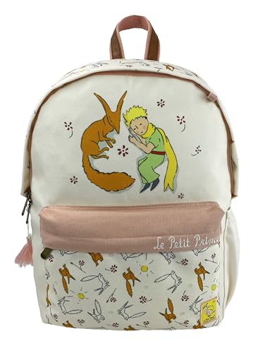 CYPBRANDS Unisex Kinder Der kleine Prinz Jugendwagen, anpassbar an Trolley-Little Prince Fox Collection Rucksack, beige von CYPBRANDS