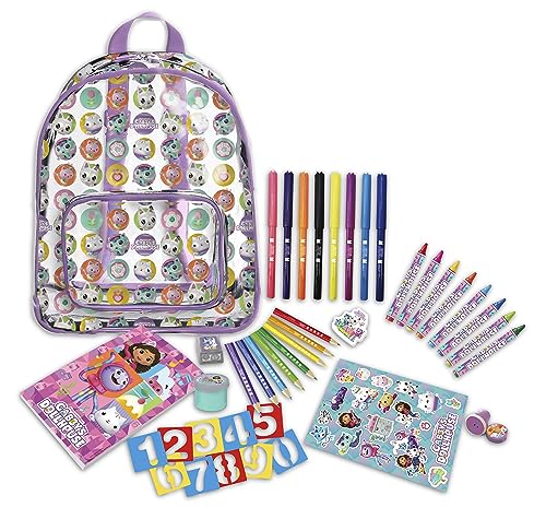 CYPBRANDS Unisex Kinder Gabby 42-teiliges Aktivitätsset im Rucksack Set Aktivitäten, bunt von CYPBRANDS