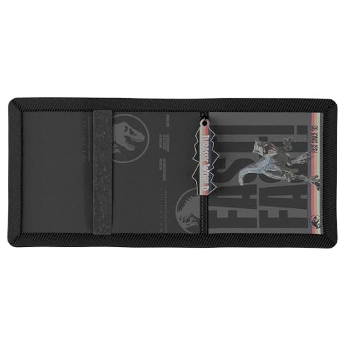 CYPBRANDS Unisex Kinder Jurassic World Roar Brieftasche, grau von CYPBRANDS