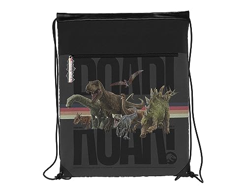 CYPBRANDS Unisex Kinder Jurassic World Roar Sack Rucksack, grau von CYPBRANDS