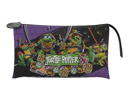 CYPBRANDS Unisex Kinder Ninja Turtles Dreifach Federmäppchen-Mutants allentasche, grün von CYPBRANDS