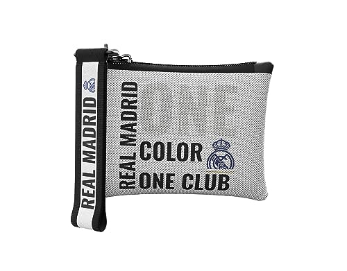 CYPBRANDS Unisex Kinder Real Madrid Color One Club geldbörse, weiß von CYPBRANDS