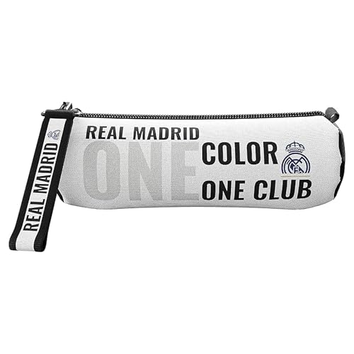 CYPBRANDS Unisex Kinder Real Madrid Federmäppchen Color One Club allentasche, weiß von CYPBRANDS