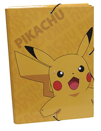 Pokémon, Kinder-Reversmappe, Pikachu, Gelb (CyP Brands) von CYPBRANDS