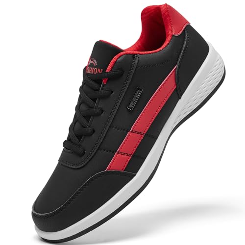 CYRUWOSH Herren Schuhe Trekkingschuhe Trailrunning Leichte Freizeit wasserdichte Traillaufschuhe Schuhe Männer Schwarz 45 von CYRUWOSH