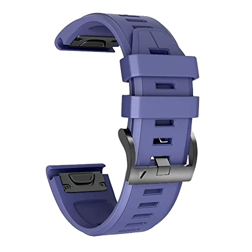 CYSUE 22 x 26 mm Schnellverschluss-Uhrenarmband aus Silikon für Garmin Fenix 7 7X 6 6X Pro 5 5X Plus 935 3HR MK2 MK1 EasyFit Smart Wirstbands, 22mm Fenix 7, Achat von CYSUE