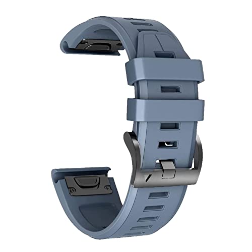 CYSUE 22 x 26 mm Schnellverschluss-Uhrenarmband aus Silikon für Garmin Fenix 7 7X 6 6X Pro 5 5X Plus 935 3HR MK2 MK1 EasyFit Smart Wirstbands, For Mk1/MK2, Achat von CYSUE