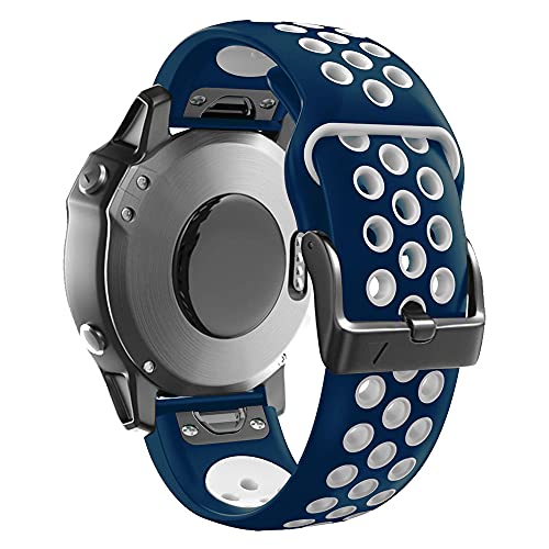 CYSUE Armband für Garmin Fenix 6 6X Pro 5 5X Plus 3 HR 945 MK2i MK1 S60 Armband 22 26 mm Silikon Schnellverschluss Armband, 26mm Fenix 3 3HR, Achat von CYSUE