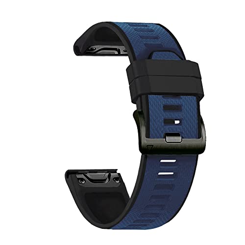 CYSUE Colorfu Ersatzarmband für Garmin offizielle Schnalle, Silikon-Schnellverschluss-Armband für Fenix 5X/5/3/3HR/6/6X/Forerunner 935/945, 26MM Fenix 6X Pro, Achat von CYSUE