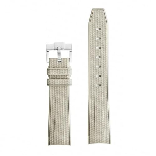 CYSUE Für Omega X Swatch Joint MoonSwatch Armband Seamaster 300 Männer Frauen 20mm Gummi Silikon Armband mit gebogenem Ende(BeS) von CYSUE