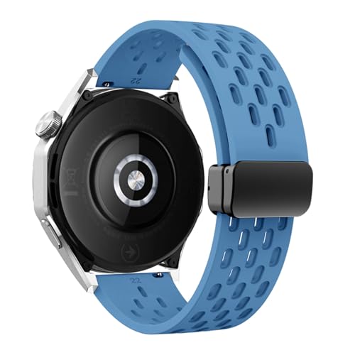 CYSUE Magnetisches Silikonarmband für Huawei Watch GT 5, 46 mm, 41 mm, atmungsaktives Sportarmband für Huawei GT5 Pro GT4 GT3 GT2 Correa WatchBands, 18 mm, Achat CYSUE Magnetisches Silikonarmband für Huawei Watch GT 5, 46 mm, 41 mm, atmungsaktives Sportarmband für Huawei GT5 Pro GT4 GT3 GT2 Correa WatchBands, 18 mm, Achat von CYSUE