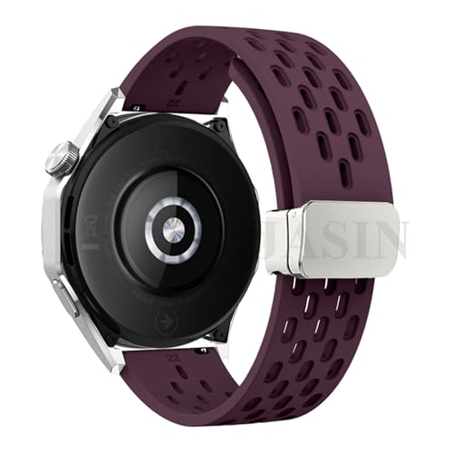 CYSUE Magnetisches Silikonarmband für Huawei Watch GT 5, 46 mm, 41 mm, atmungsaktives Sportarmband für Huawei GT5 Pro GT4 GT3 GT2 Correa WatchBands, For GT3 GT2 46mm, Achat von CYSUE