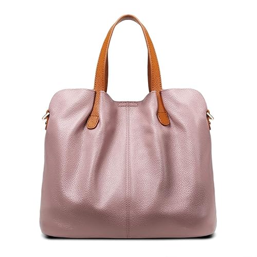 CYSUE Modische Damen-Handtaschen, großes Fassungsvermögen, echtes Rindsleder, Umhängetasche, luxuriöse Designer-Taschen, Damengeldbörsen, R, 33-15-25cm CYSUE Modische Damen-Handtaschen, großes Fassungsvermögen, echtes Rindsleder, Umhängetasche, luxuriöse Designer-Taschen, Damengeldbörsen, R, 33-15-25cm von CYSUE